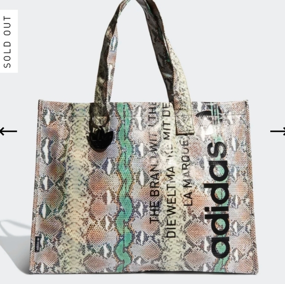 adidas Handbags - New Adidas snakeskin Tote bag